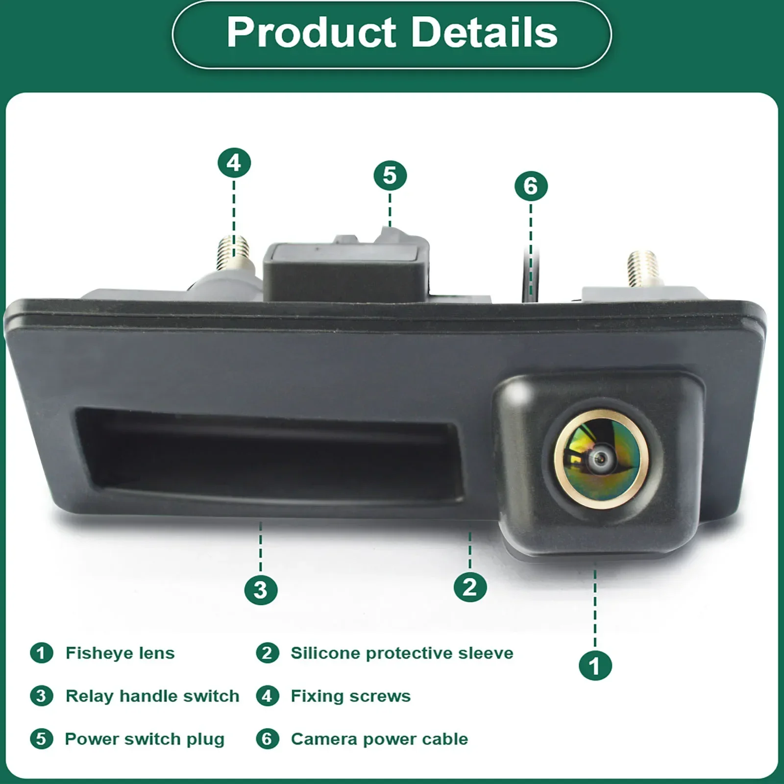 Golf Equipment Used - QXNY AHD CVBS Telecamera di backup